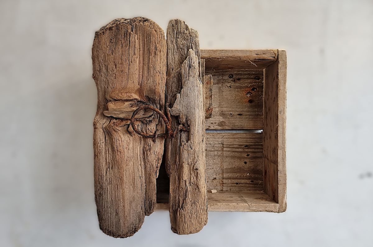 Driftwood Wall Cabinet 5